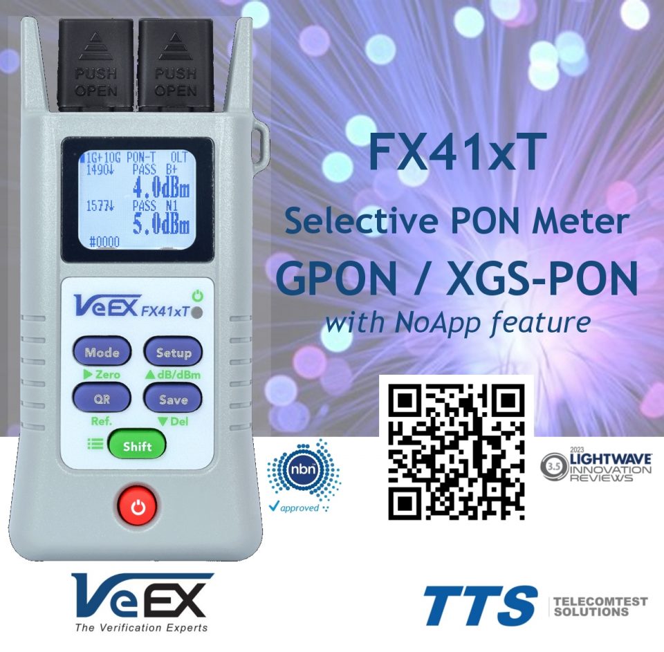 Fx Xt G Pon And Xgs Pon Meter Telecomtest Solutions